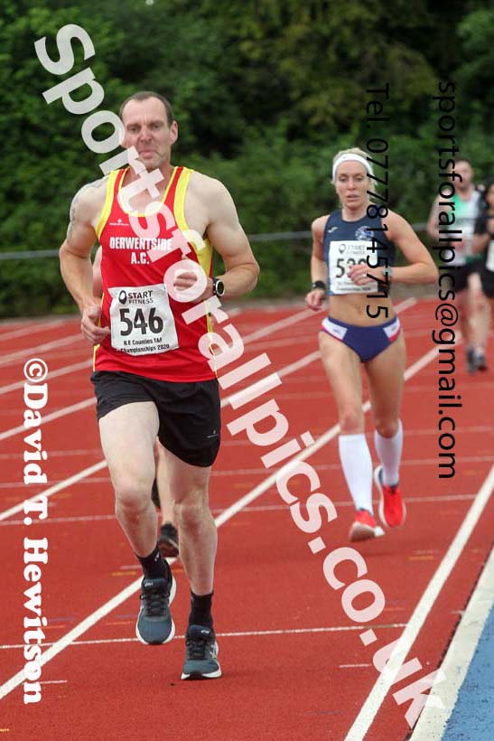 North Eastern 10000 metres, 2021 North Eastern Champs., Shildon. Photo: David T. Hewitson/Sports for All Pics